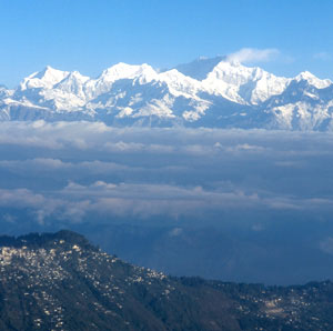 A nice view from Darjeeling