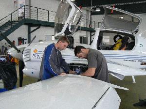 Diamond maintenence  replaces the probe in World Flyer