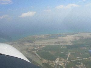 Visual approach to Larnaca
