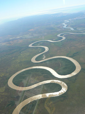 Passing the Adelaide river on our way into the Kakadu national park