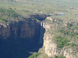 Twin falls in Kakadu