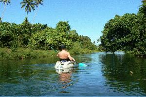 On the rivers of Western Samoa