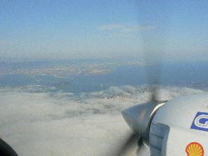 IFR flight over San Francisco