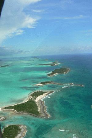 Stunning views over Bahamas