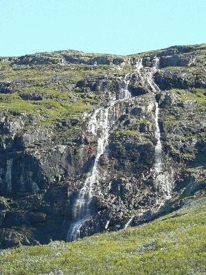 Trekking through the Greenland nature