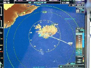 Route from Iceland to Faroe Islands