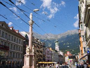 Picture from downtown Innsbruck