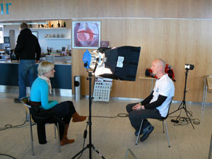 Interview with TV2 in Denmark